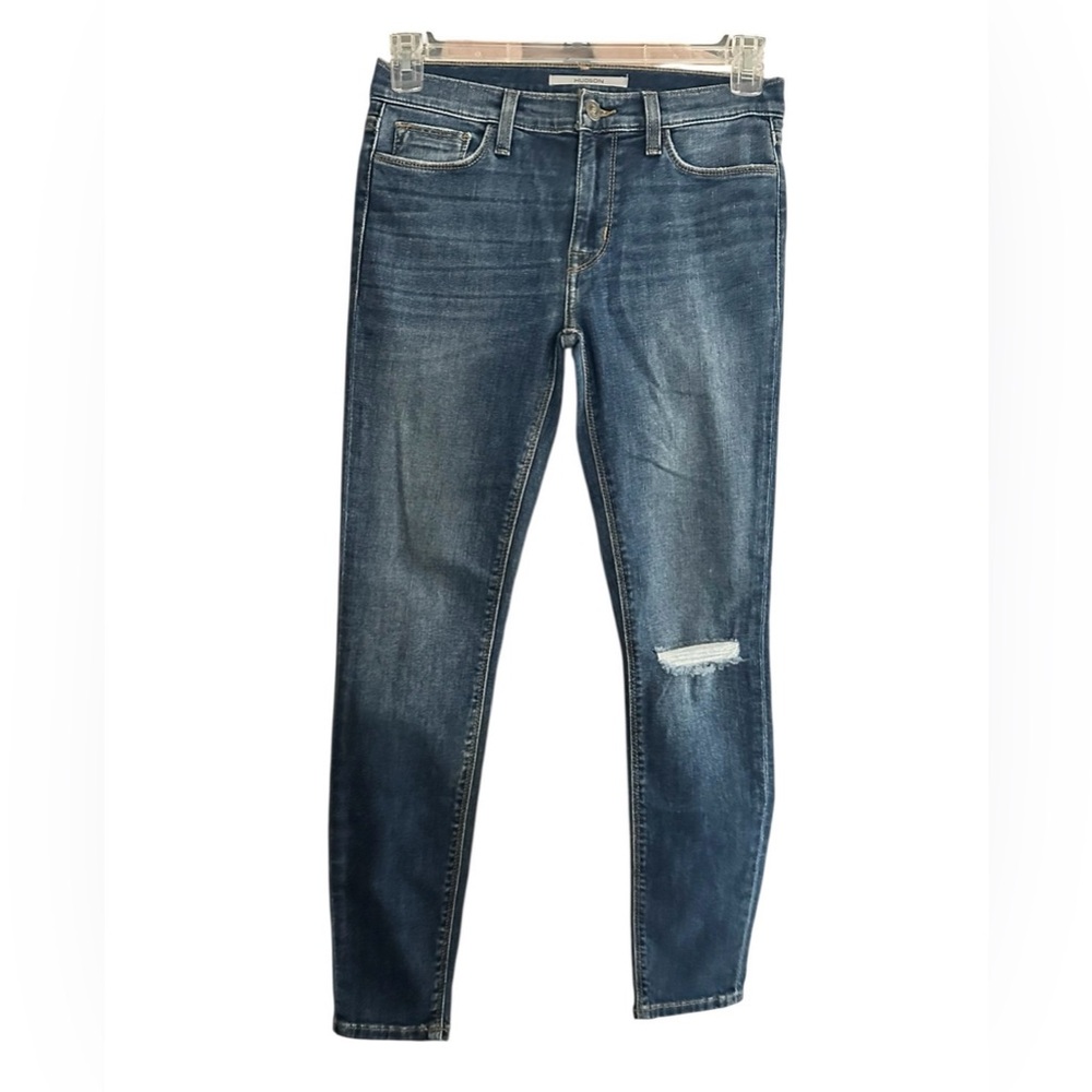 NWT Hudson Natalie Super Skinny Distressed Denim Jeans. Size 27